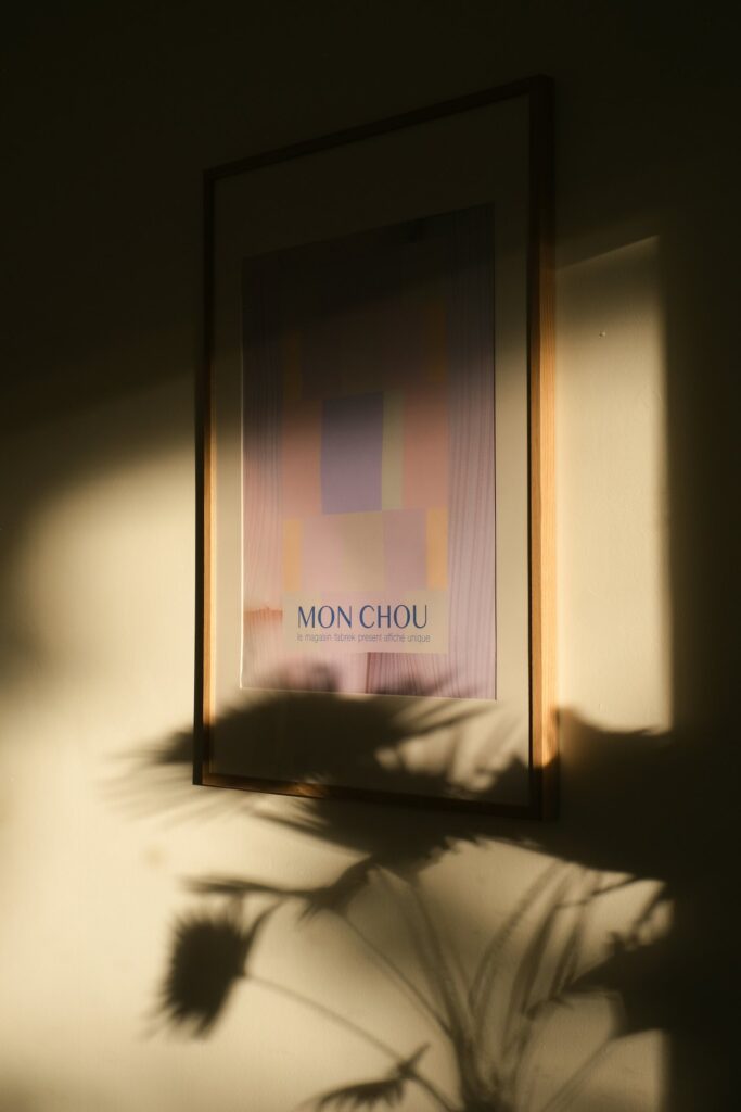 Abstract Monochrome Poster Print